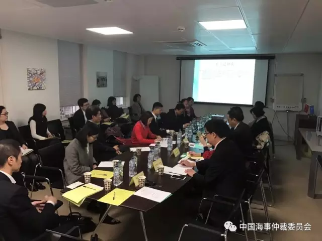 海仲委代表团在伦敦举办中资企业座谈会